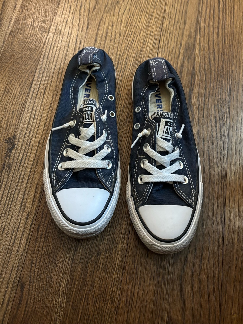 Converse all star slip on sneakers (size 7)